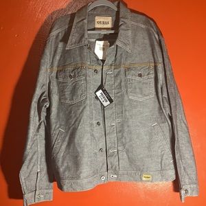 Guess premium denim jean jacket, size XXL
